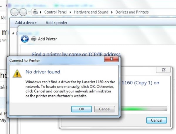 không mở được devices and printers 